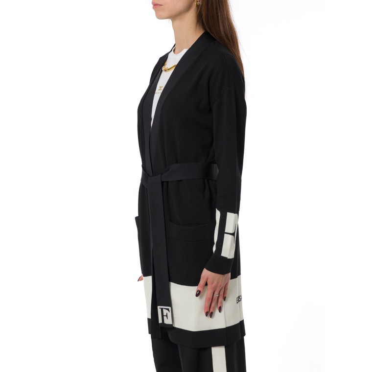 Cardigan con cintura Elisabetta Franchi