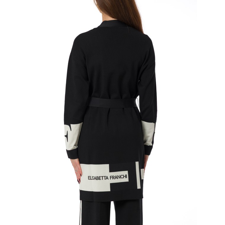 Cardigan con cintura Elisabetta Franchi