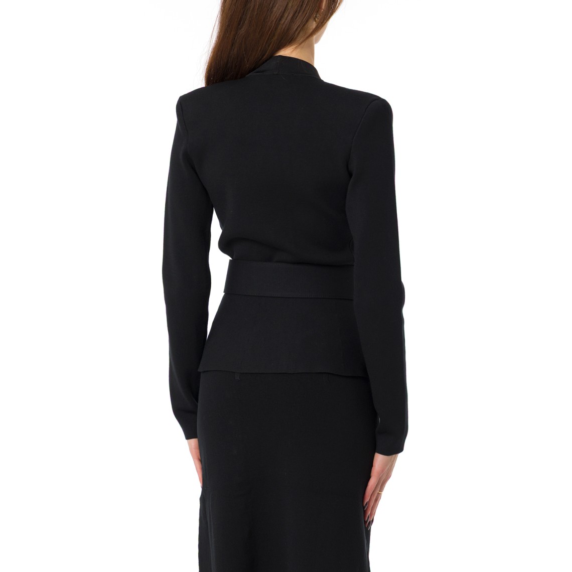 Giacca in maglia con cintura Elisabetta Franchi