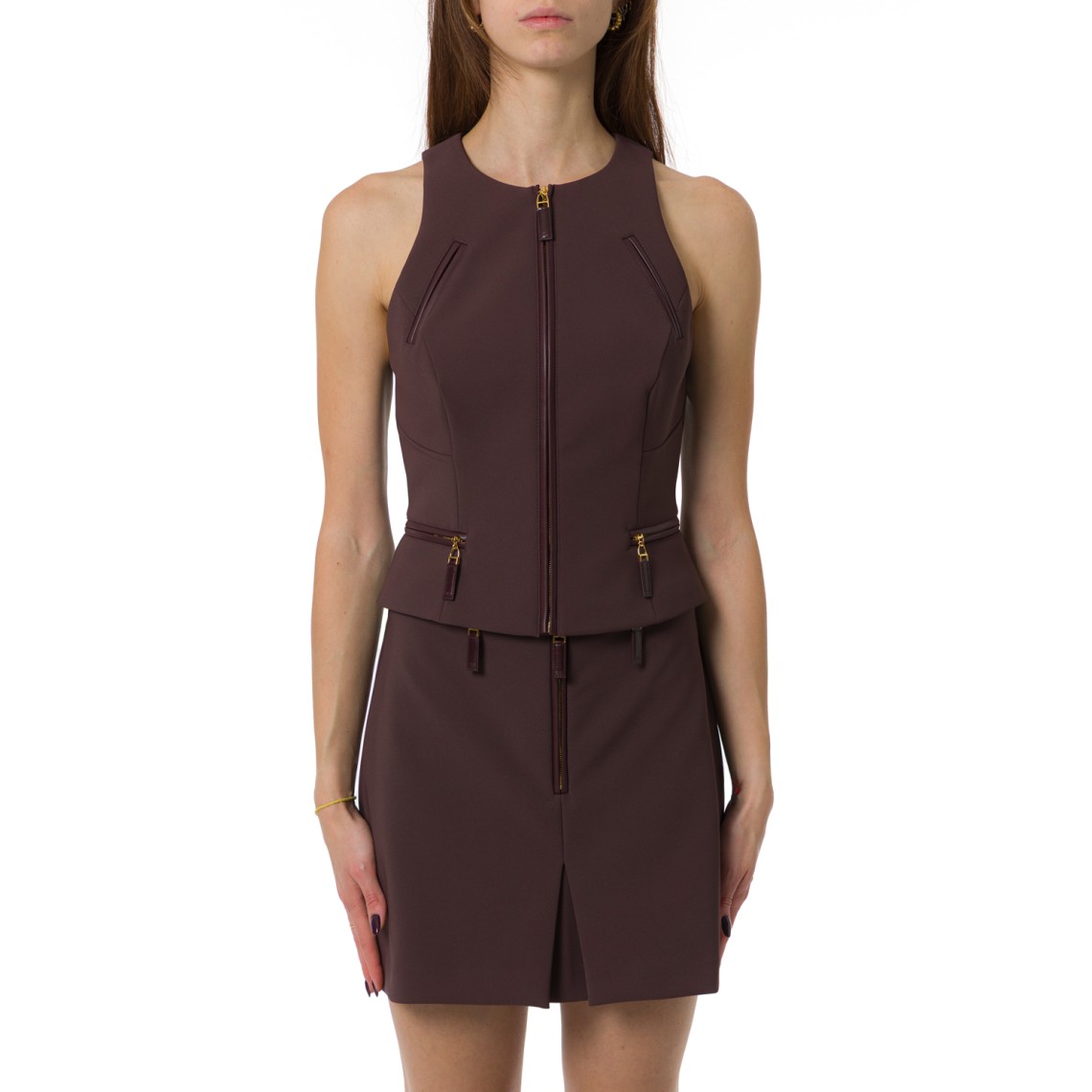 Top Elisabetta Franchi in crêpe