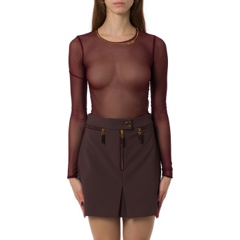 Body in tulle con collana Elisabetta Franchi