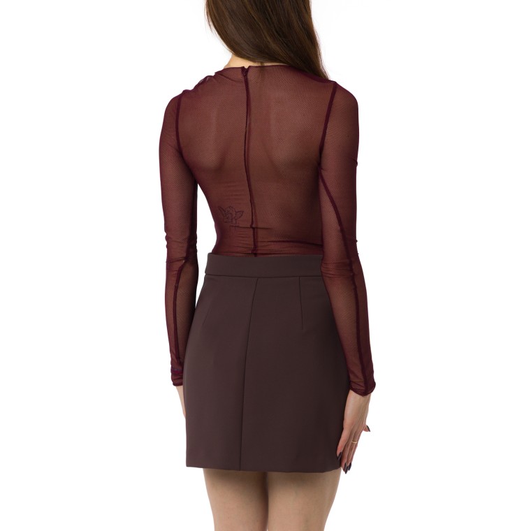 Body in tulle con collana Elisabetta Franchi