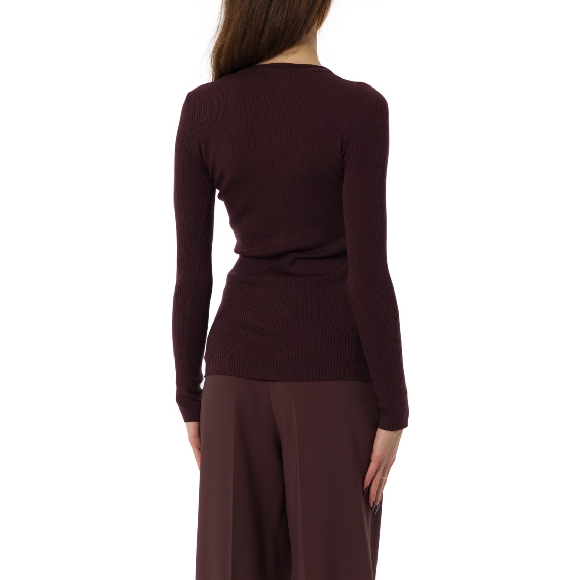 Maglia a costine con taschino Elisabetta Franchi