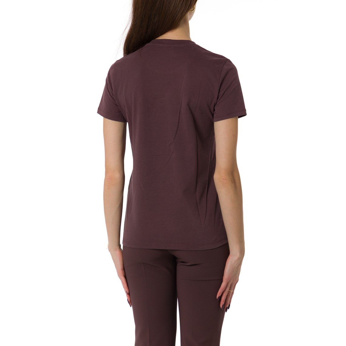 T-shirt in jersey di cotone Elisabetta Franchi