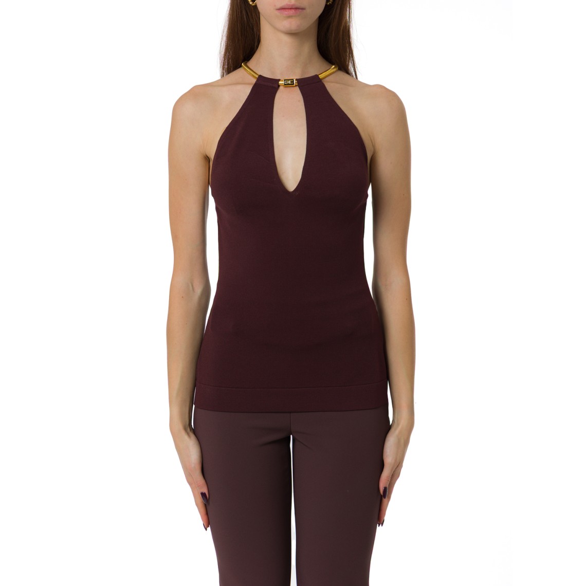 Top con scollo a goccia Elisabetta Franchi