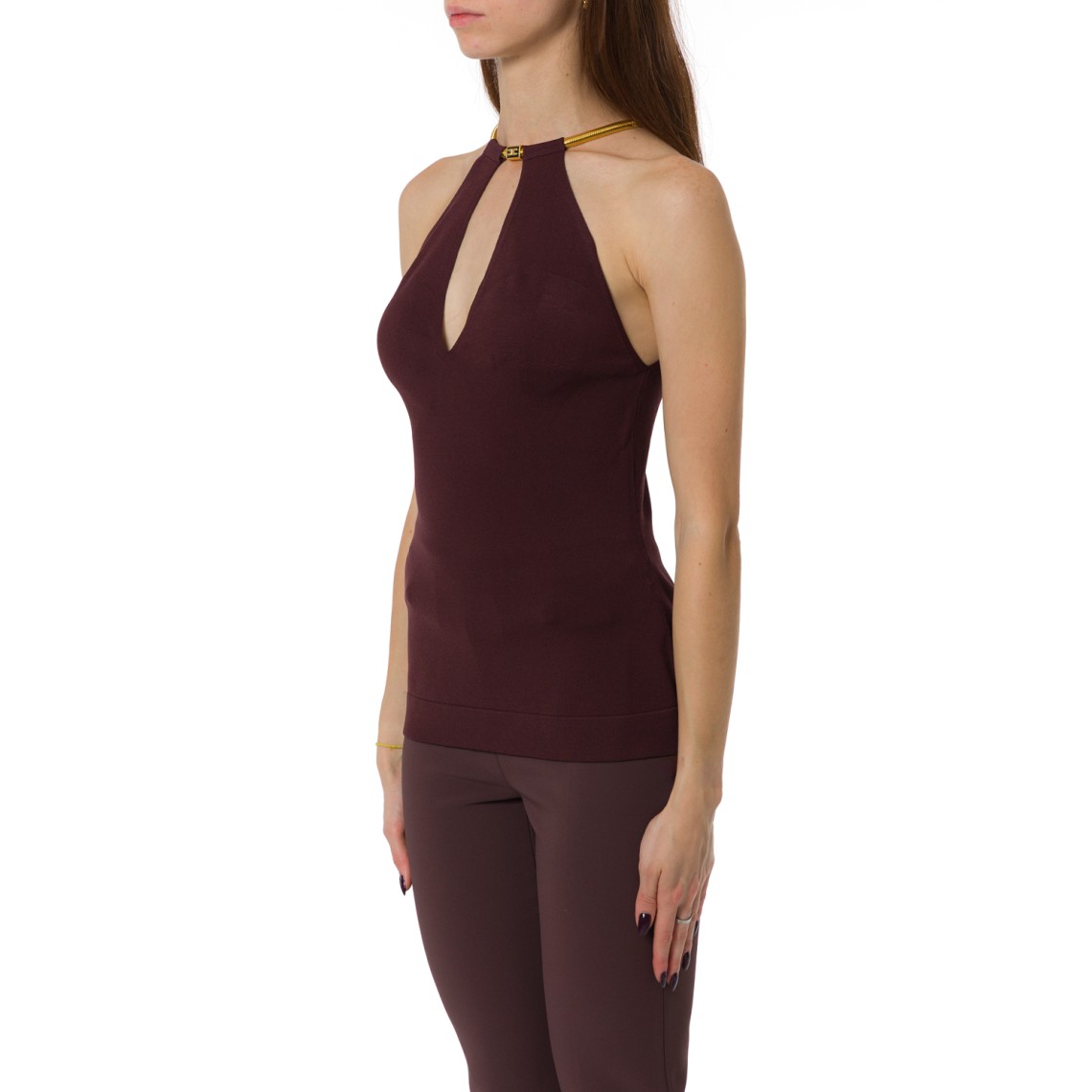 Top con scollo a goccia Elisabetta Franchi