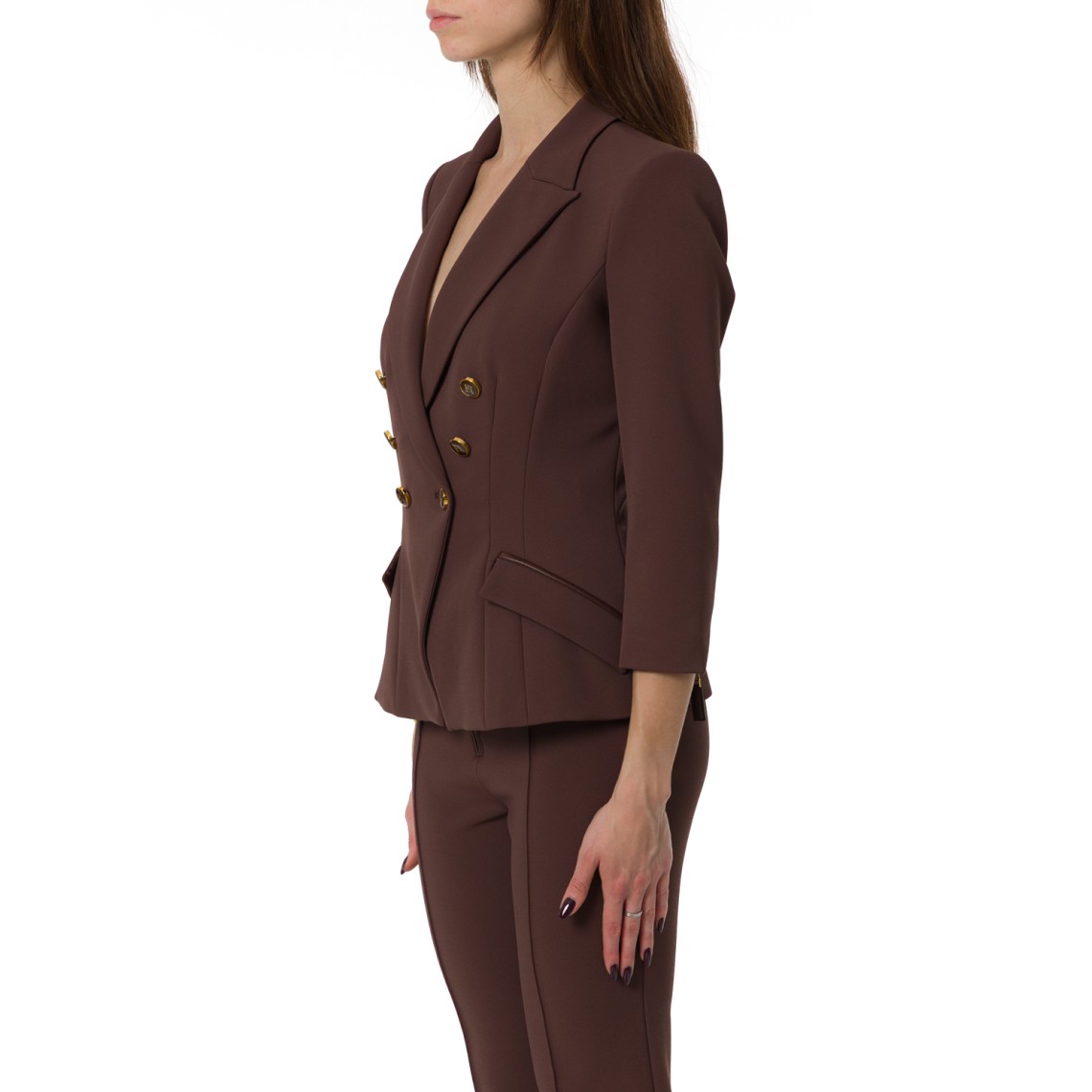 Giacca in doppio crêpe Elisabetta Franchi