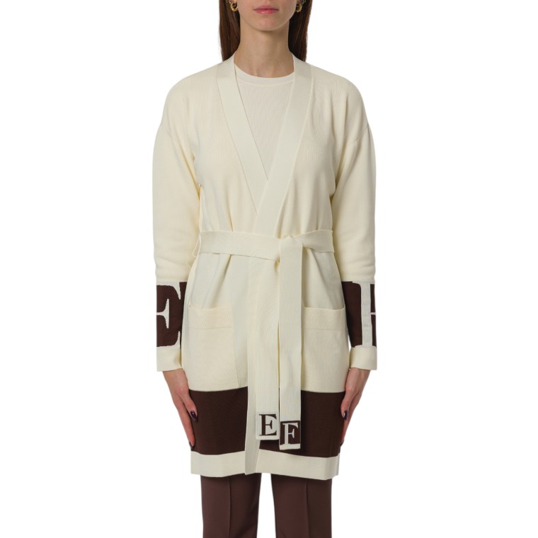 Cardigan con cintura Elisabetta Franchi