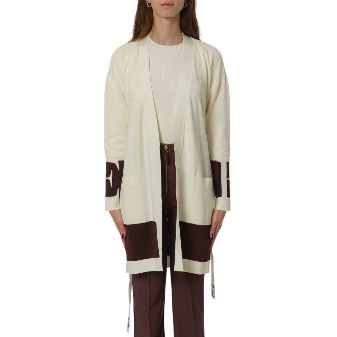 Cardigan con cintura Elisabetta Franchi