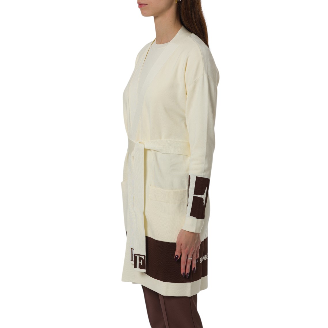 Cardigan con cintura Elisabetta Franchi