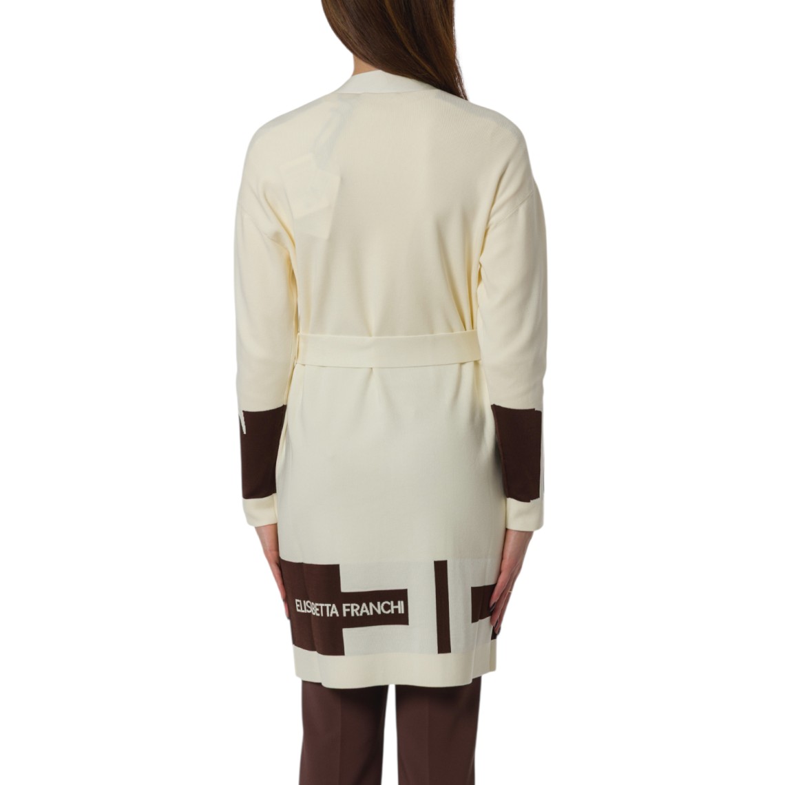 Cardigan con cintura Elisabetta Franchi