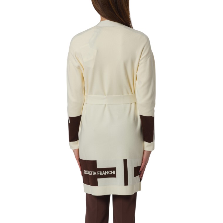 Cardigan con cintura Elisabetta Franchi