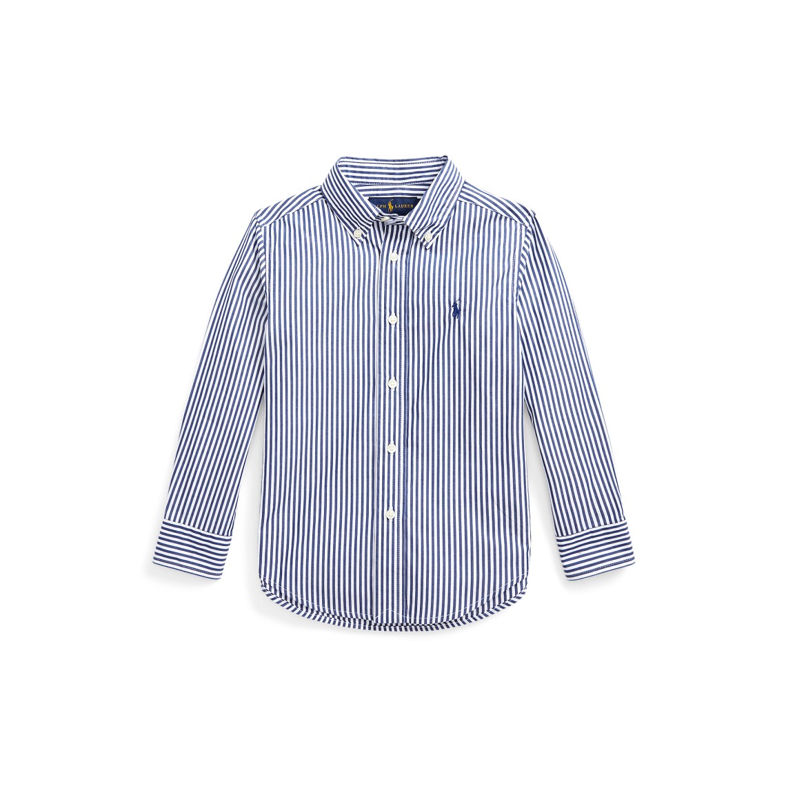 Camicia in popeline di cotone a righe