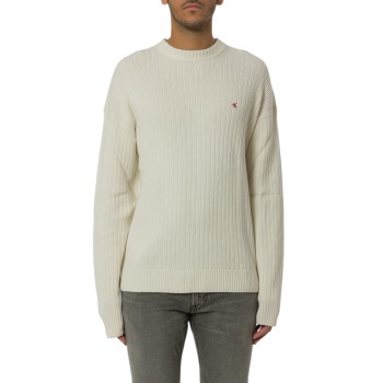 Maglione in cotone a costine Calvin Klein Jeans