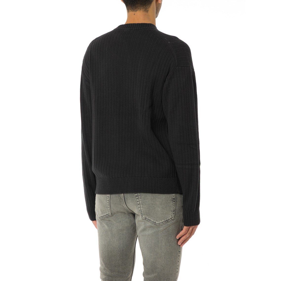 Maglione in cotone a costine Calvin Klein Jeans