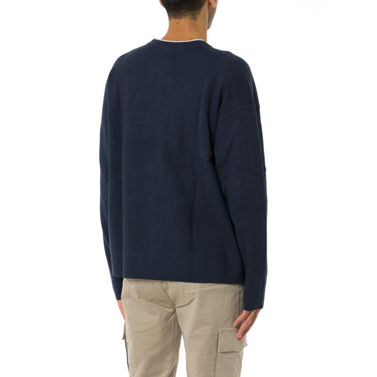 Maglione con logo in rilievo Calvin Klein Jeans