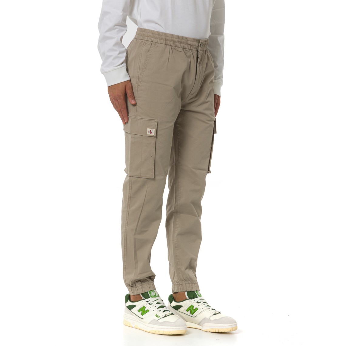 Pantaloni cargo in twill Calvin Klein Jeans