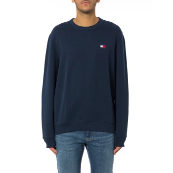 Felpa girocollo con distintivo Tommy Jeans