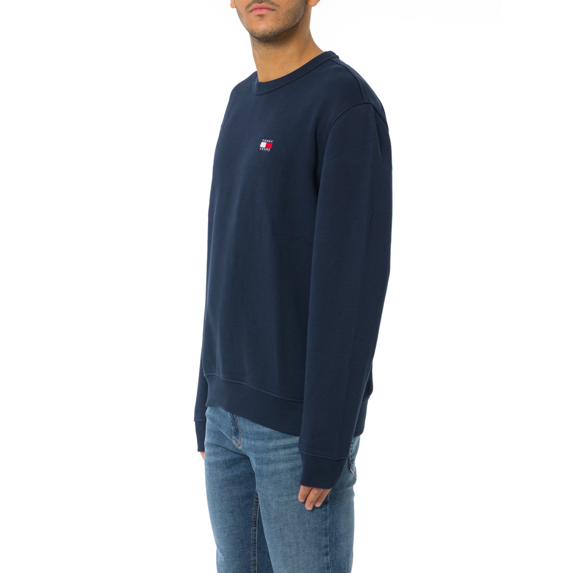 Felpa girocollo con distintivo Tommy Jeans