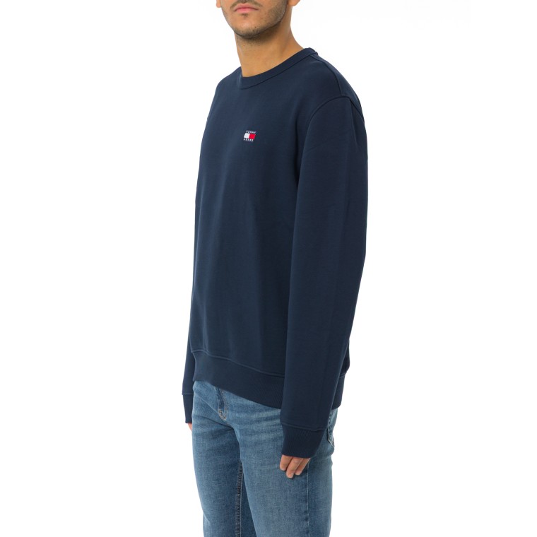 Felpa girocollo con distintivo Tommy Jeans