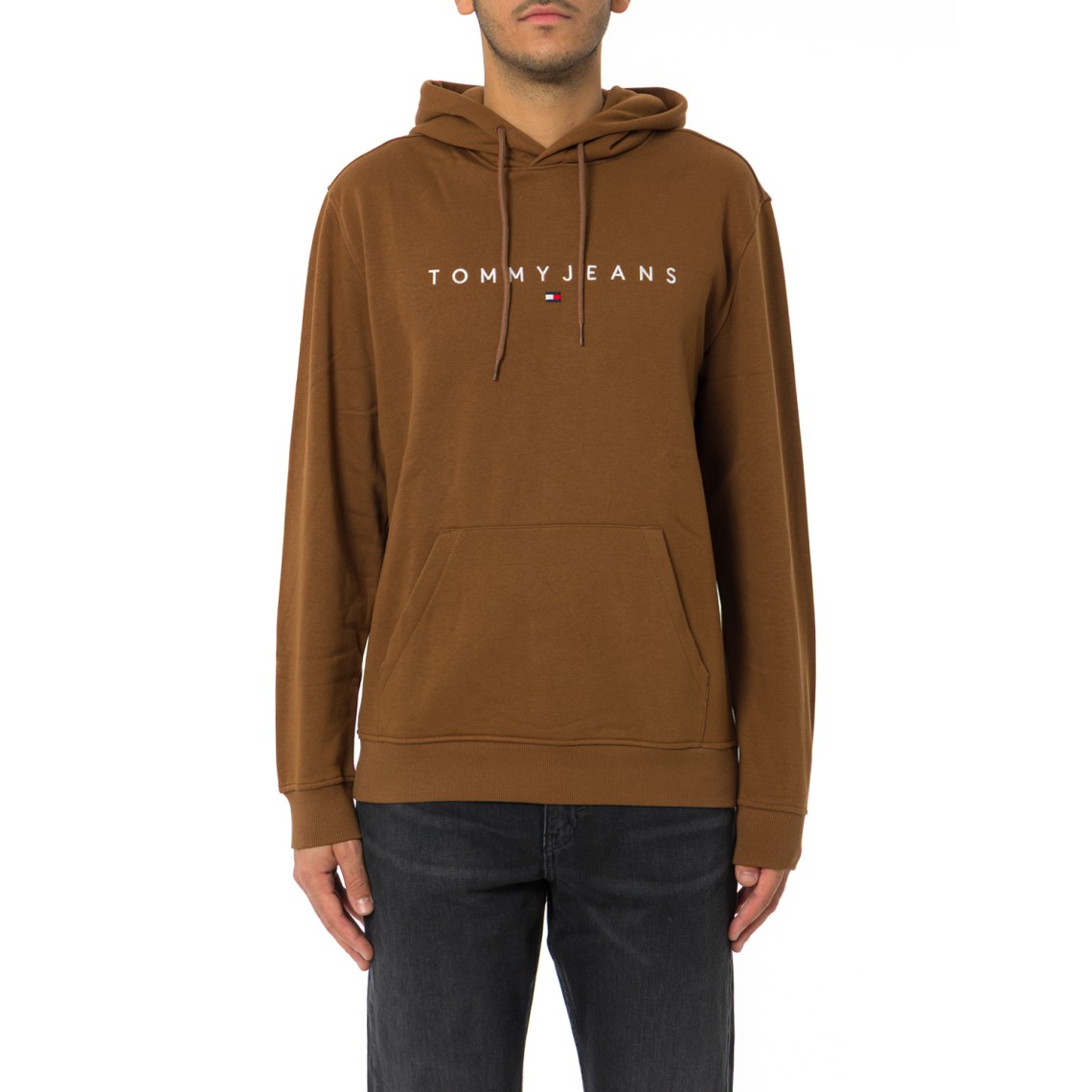 Felpa con cappuccio e logo Tommy Jeans