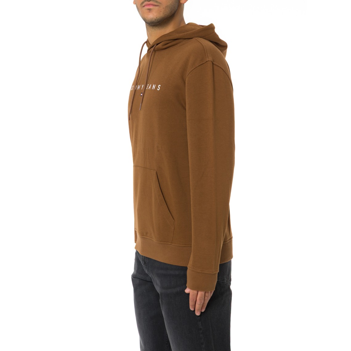 Felpa con cappuccio e logo Tommy Jeans