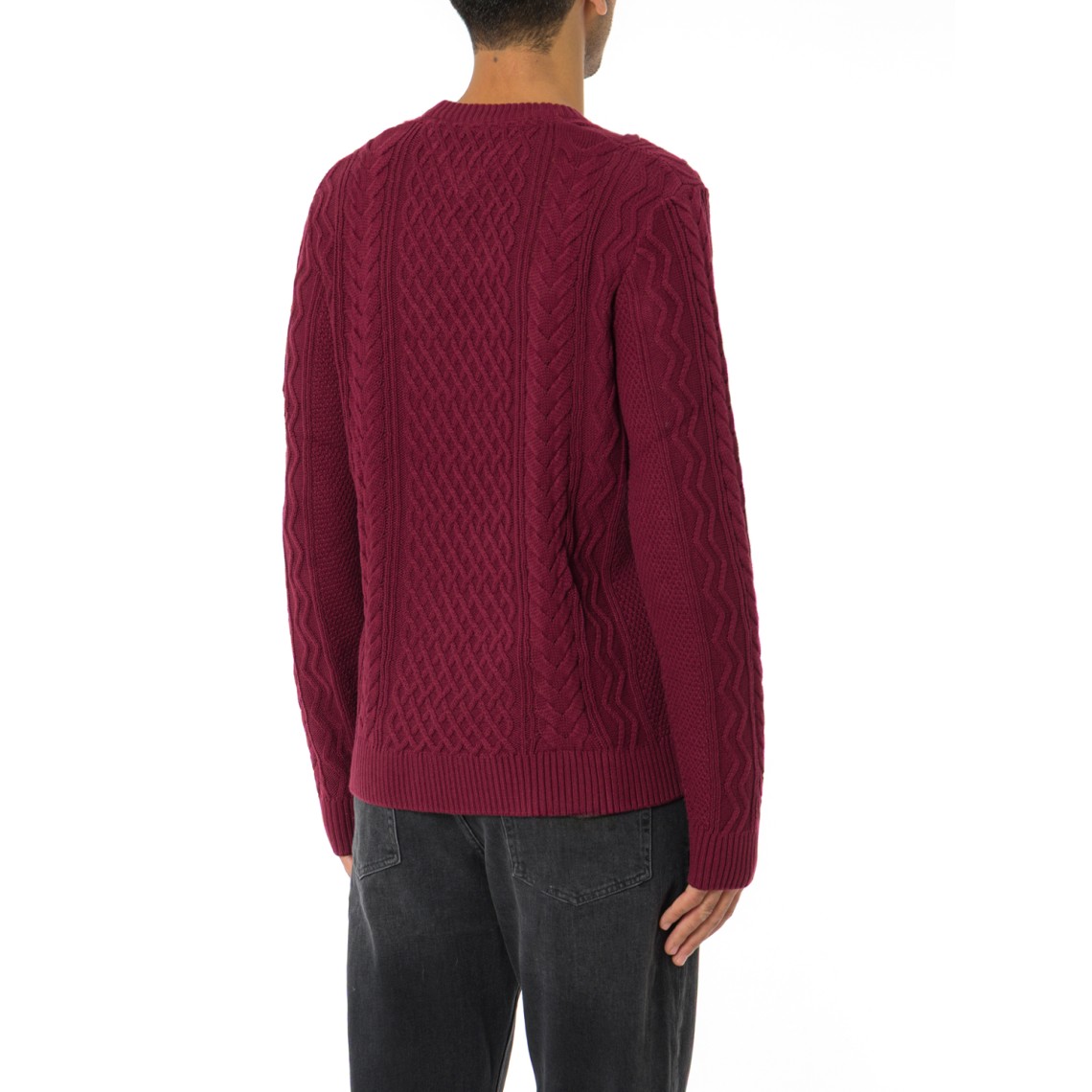 Maglione girocollo intrecciato Tommy Jeans