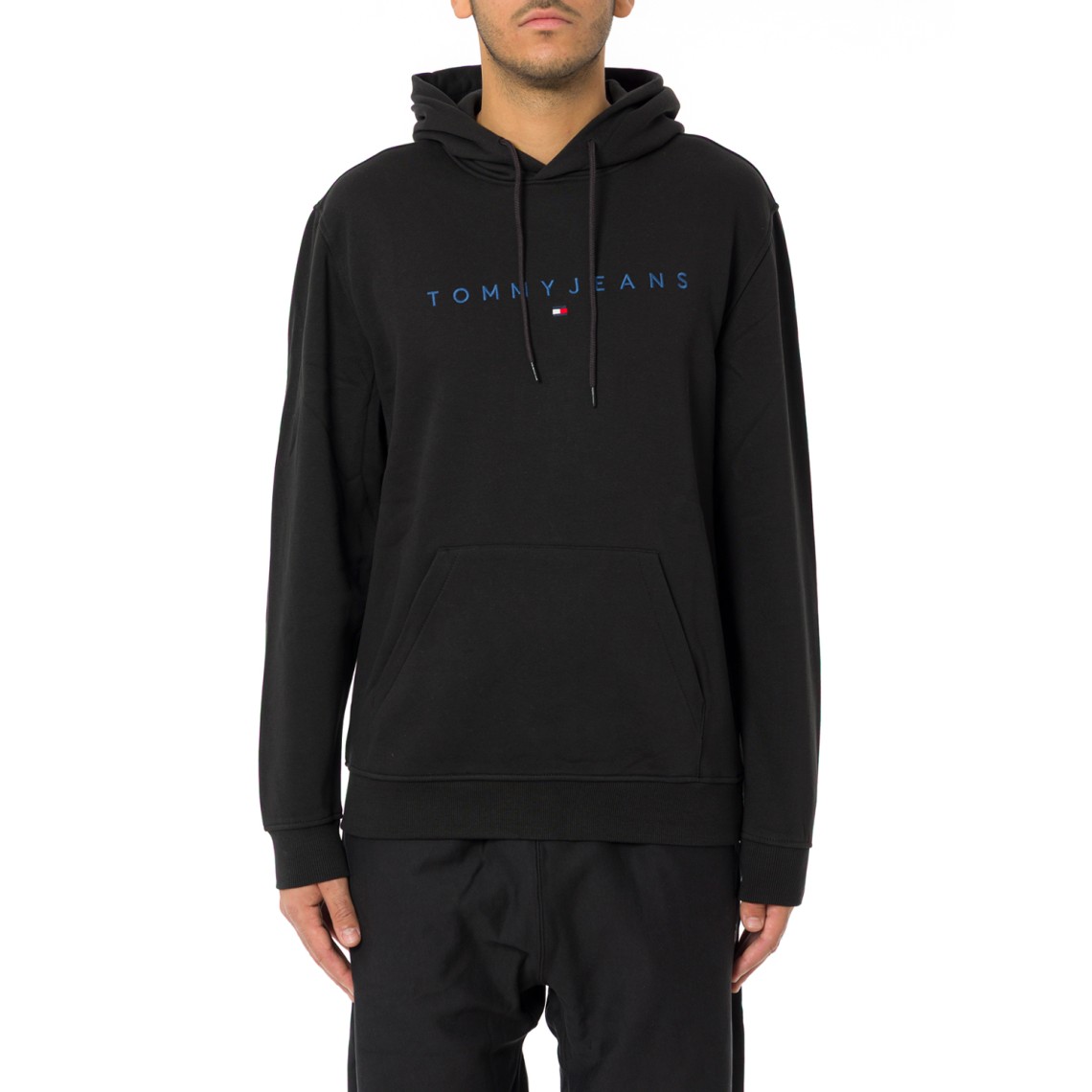 Felpa con cappuccio e logo Tommy Jeans