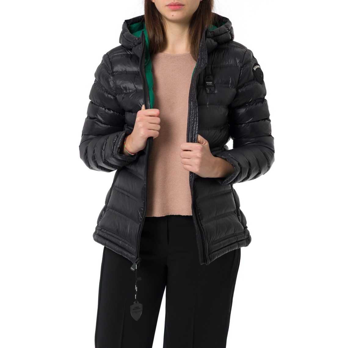 Giubbotto Ellis Blauer con cappuccio