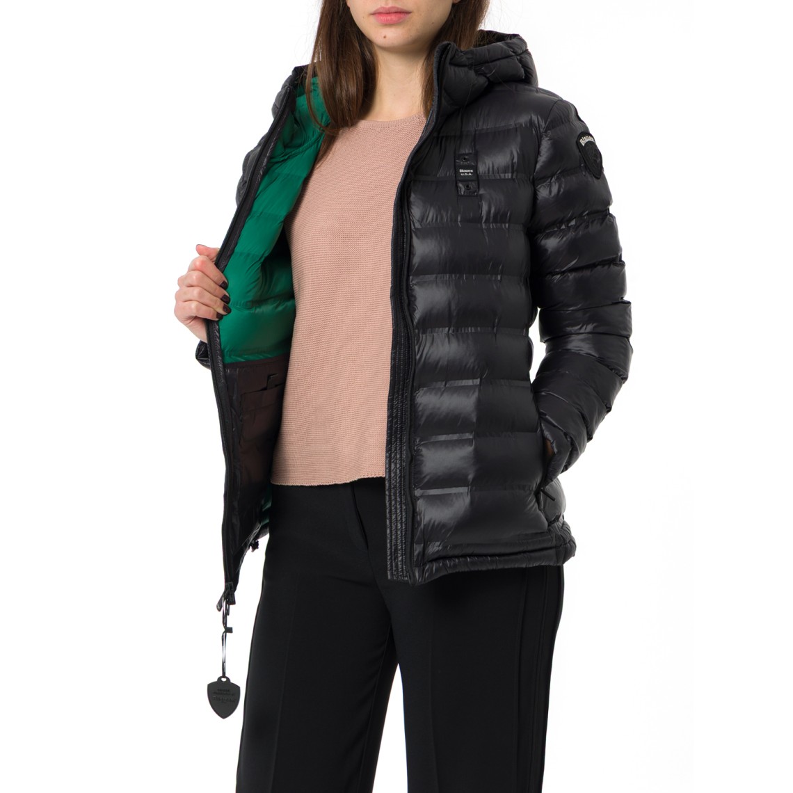 Giubbotto Ellis Blauer con cappuccio