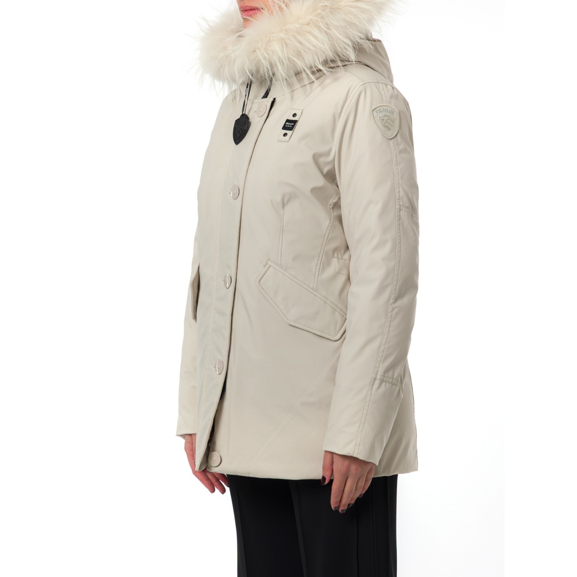 Giubbotto Irma Blauer con cappuccio