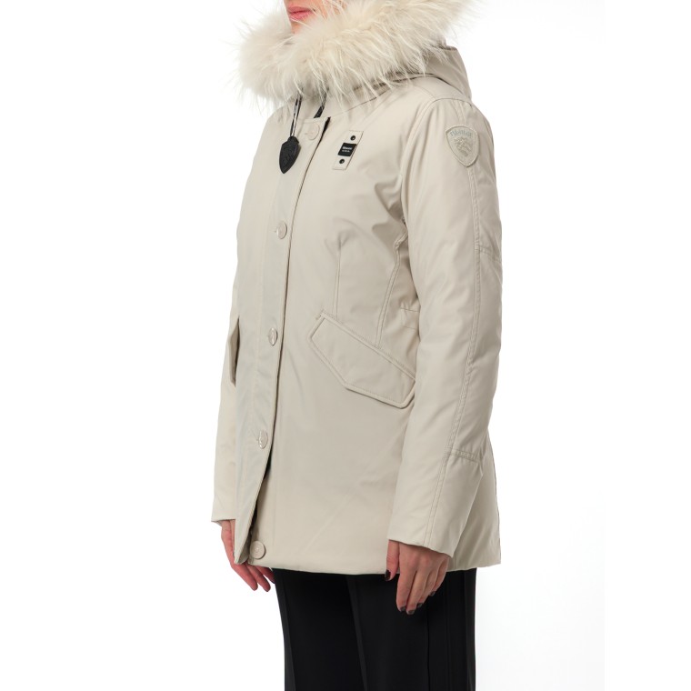 Giubbotto Irma Blauer con cappuccio