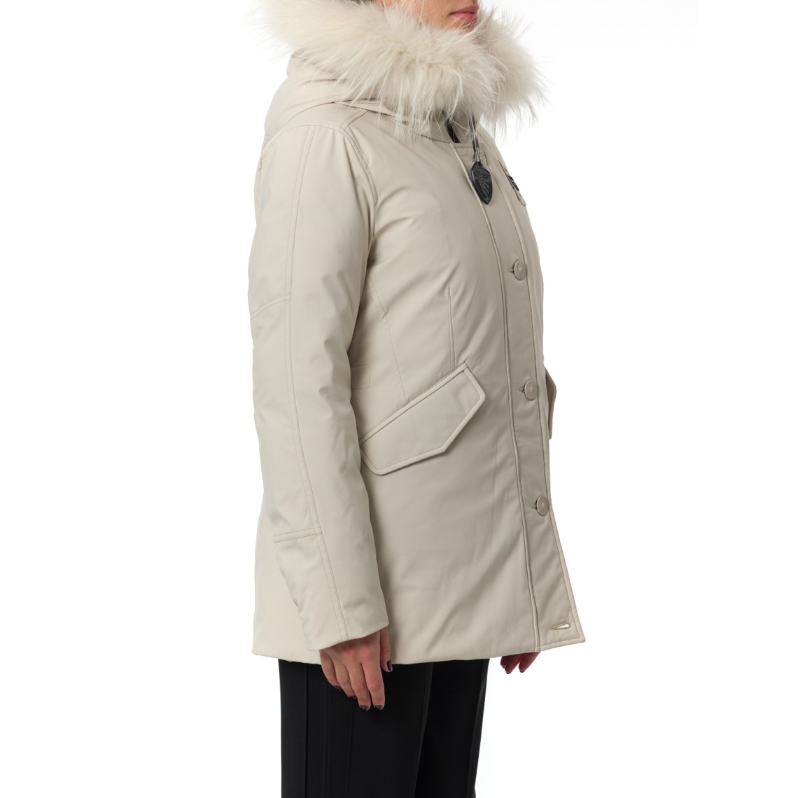 Giubbotto Irma Blauer con cappuccio