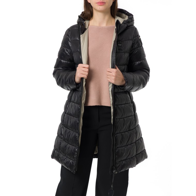 Giubbotto Adelaide Blauer in nylon trapuntato