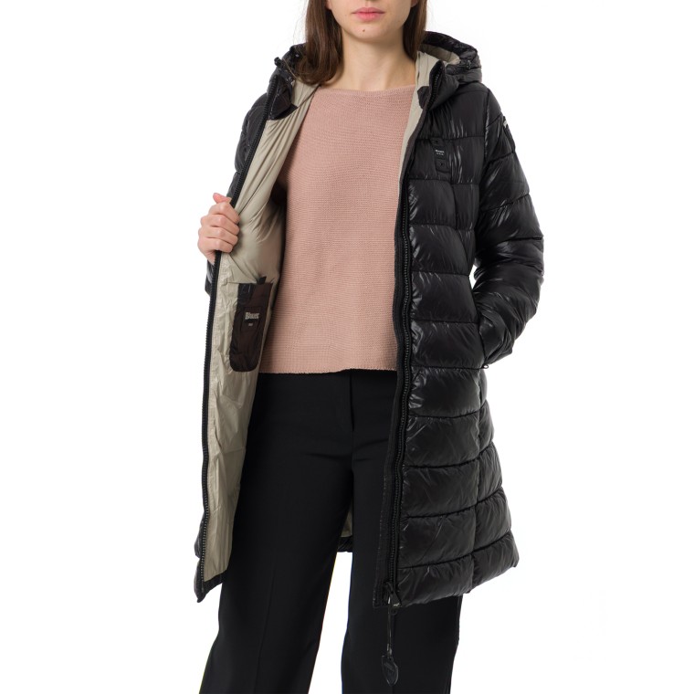 Giubbotto Adelaide Blauer in nylon trapuntato