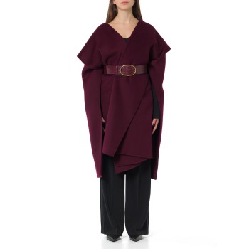 Mantella in panno di lana double Elisabetta Franchi
