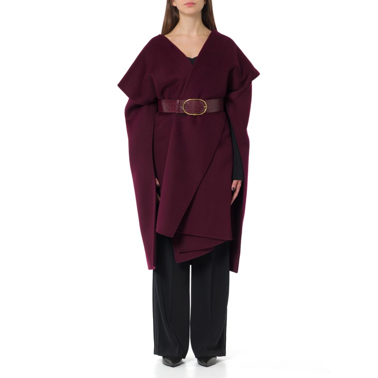 Mantella in panno di lana double Elisabetta Franchi