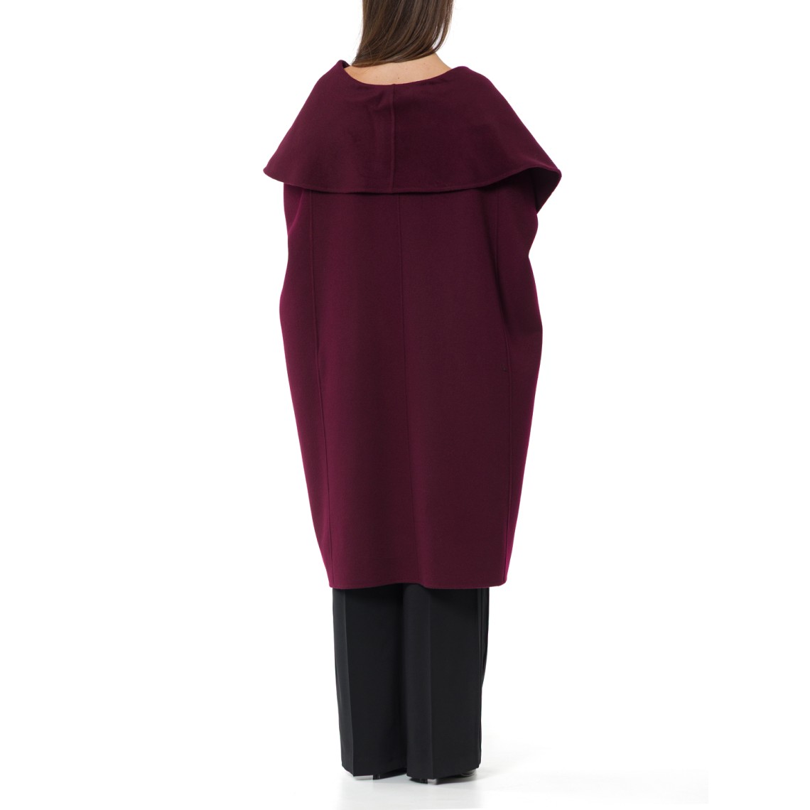 Mantella in panno di lana double Elisabetta Franchi