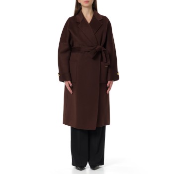 Cappotto in panno di misto lana double Elisabetta Franchi