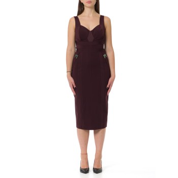 Abito bustier in tessuto bielastico Elisabetta Franchi