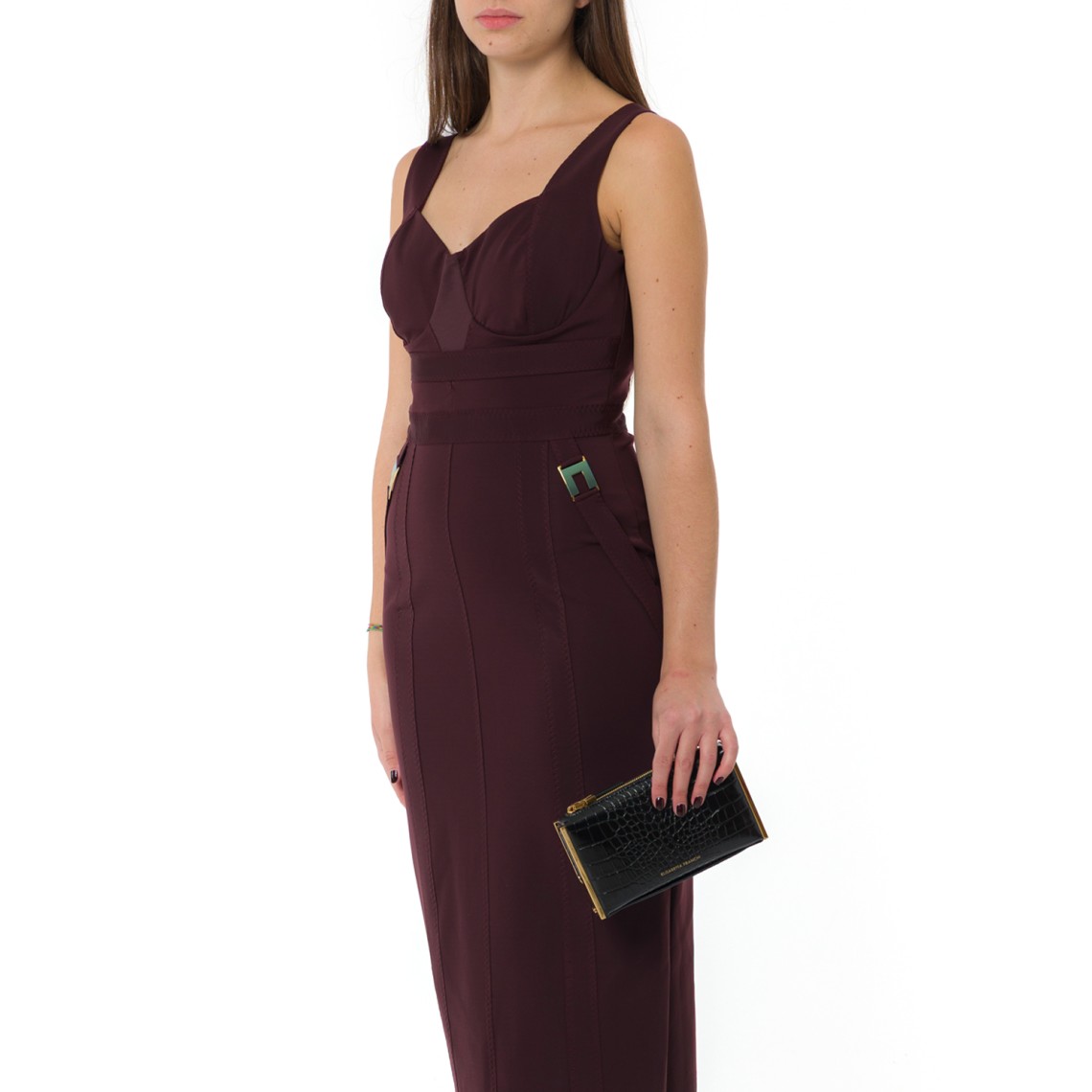 Abito bustier in tessuto bielastico Elisabetta Franchi