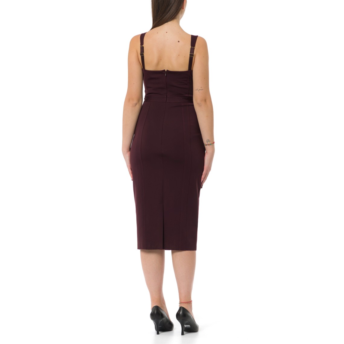 Abito bustier in tessuto bielastico Elisabetta Franchi