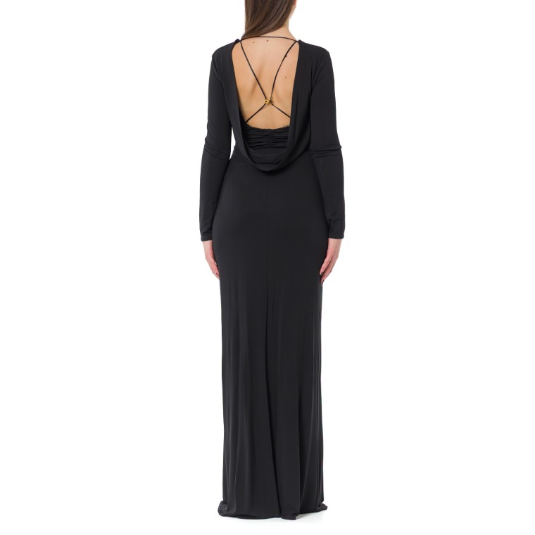 Abito Red Carpet in jersey crêpe fluido Elisabetta Franchi