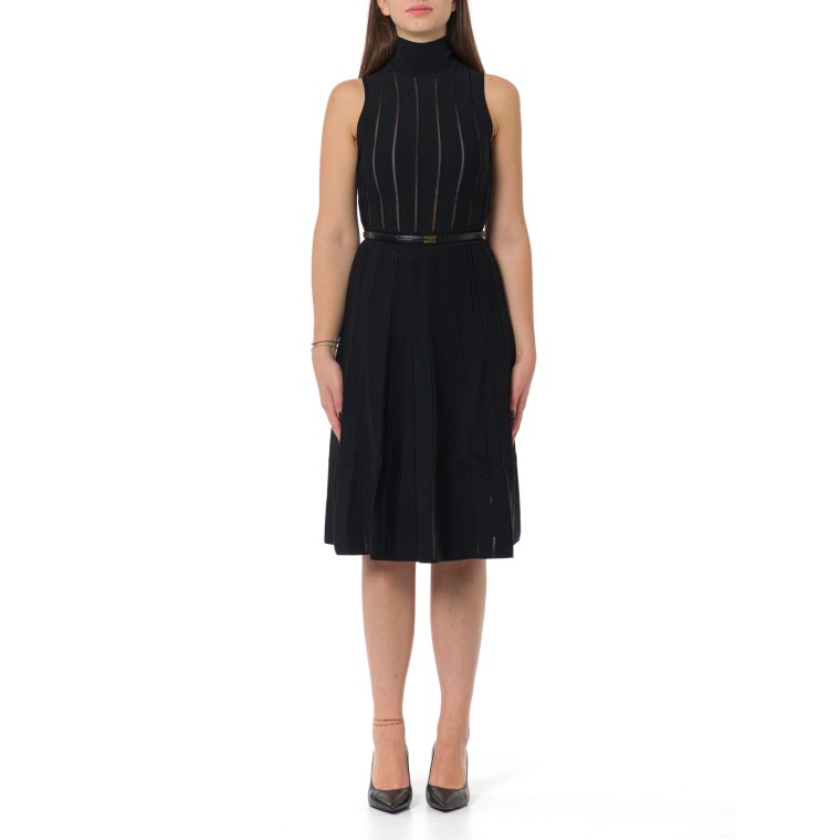 Abito in maglia con trama à jour Elisabetta Franchi