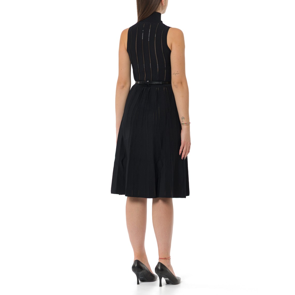 Abito in maglia con trama à jour Elisabetta Franchi