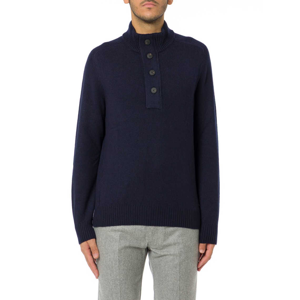 Lupetto con bottoni Gran Sasso