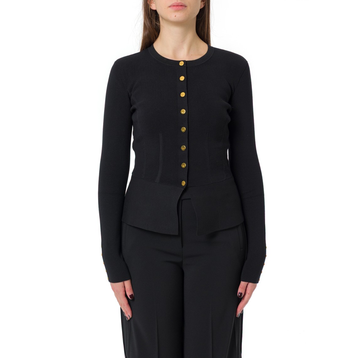 Giacca in maglia con bottoni Elisabetta Franchi