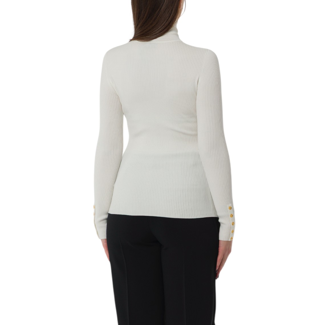 Maglia a costine con taschino Elisabetta Franchi