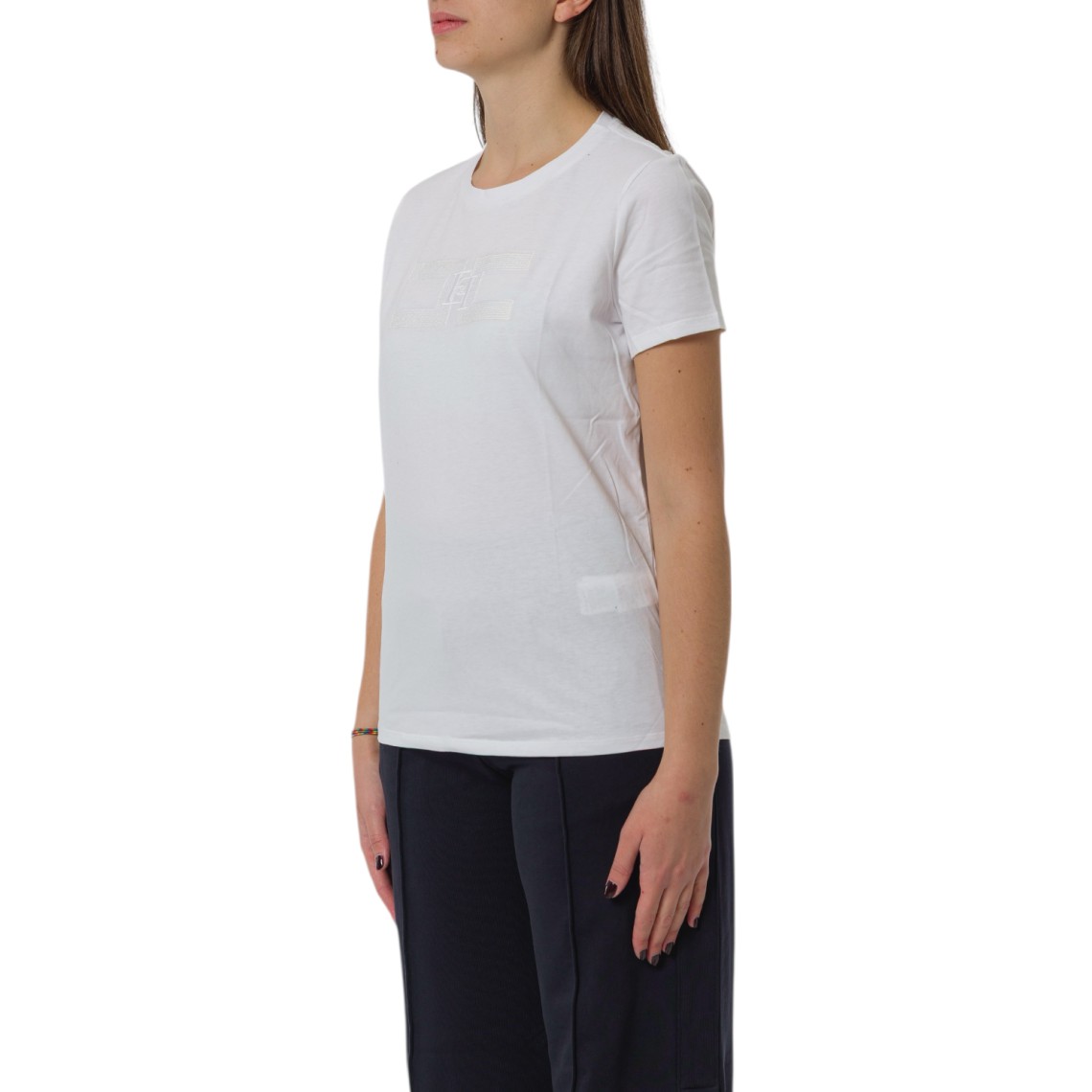 T-shirt in jersey di cotone Elisabetta Franchi
