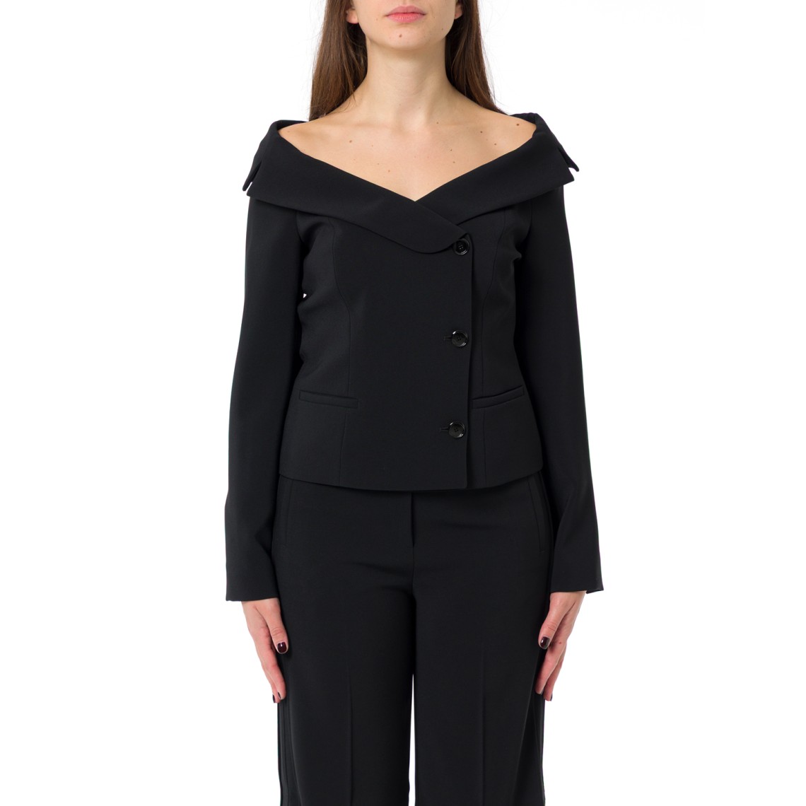 Giacca aderente Antonina con spalle scoperte Pinko